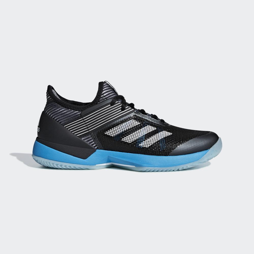 Pantofi Tenis Adidas Adizero Ubersonic 3.0 Clay Dama Romania - Negrii/Albi/Albastri CG6483